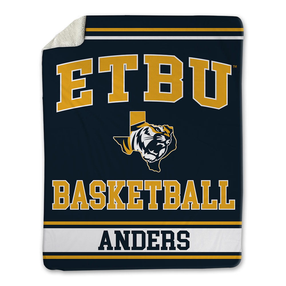 ETBU - NCAA Men's Basketball : Troy Anders - Blanket-0