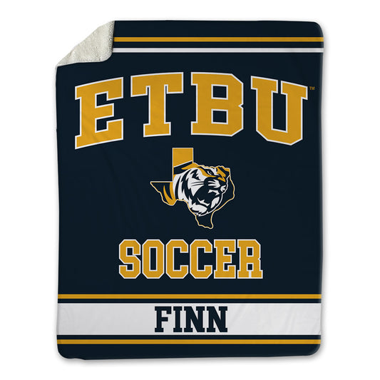 ETBU - NCAA Men's Soccer : Landon Finn - Blanket-0