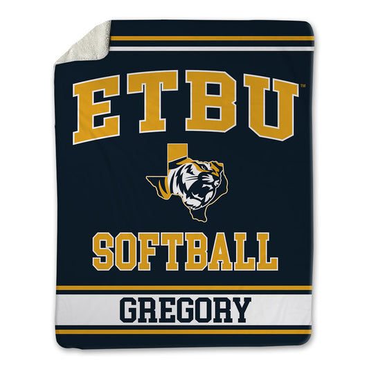 ETBU - NCAA Softball : Jessalyn Gregory - Blanket-0