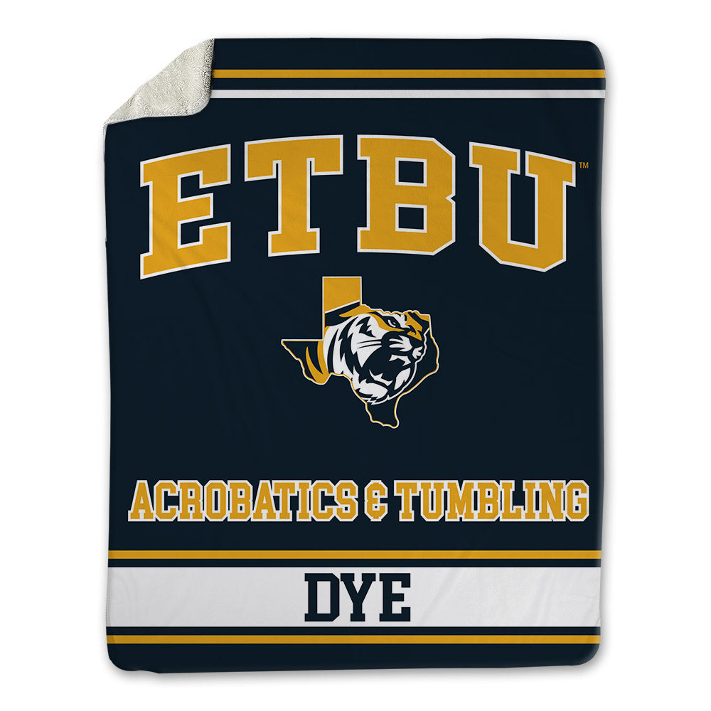 ETBU - NCAA Acrobatics & Tumbling : Emberlynn Dye - Blanket-0