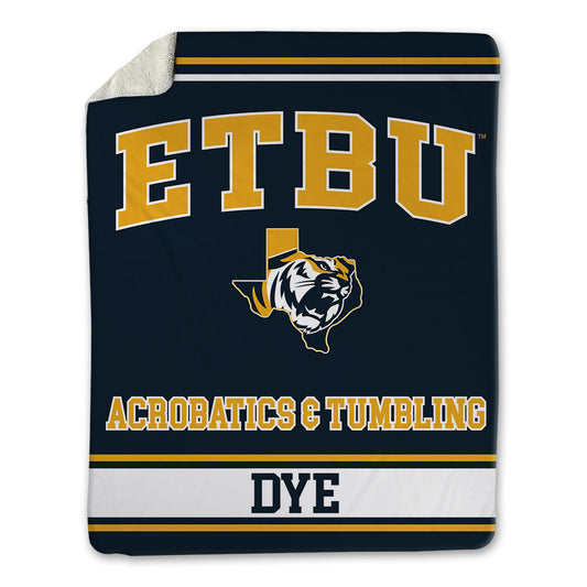 ETBU - NCAA Acrobatics & Tumbling : Emberlynn Dye - Blanket-0