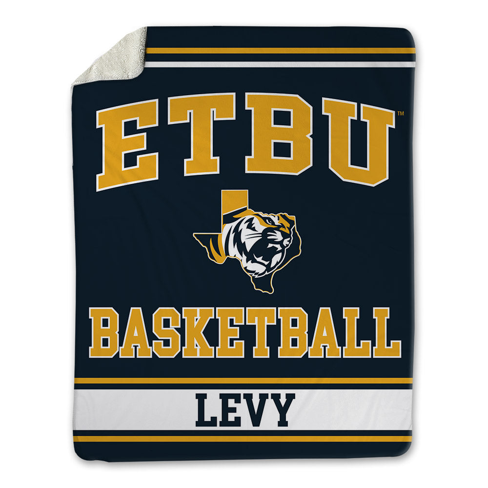 ETBU - NCAA Men's Basketball : Shad Levy - Blanket-0