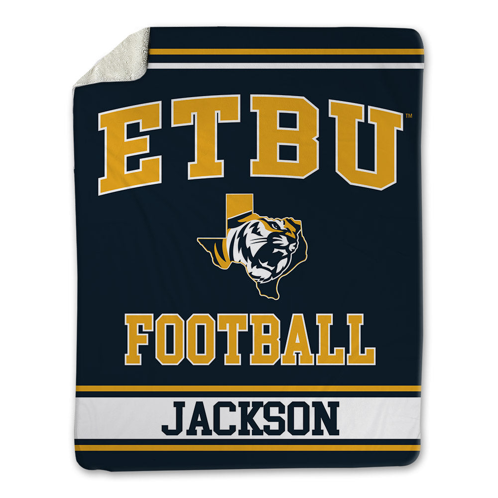 ETBU - NCAA Football : Jamaal Jr Jackson - Blanket-0