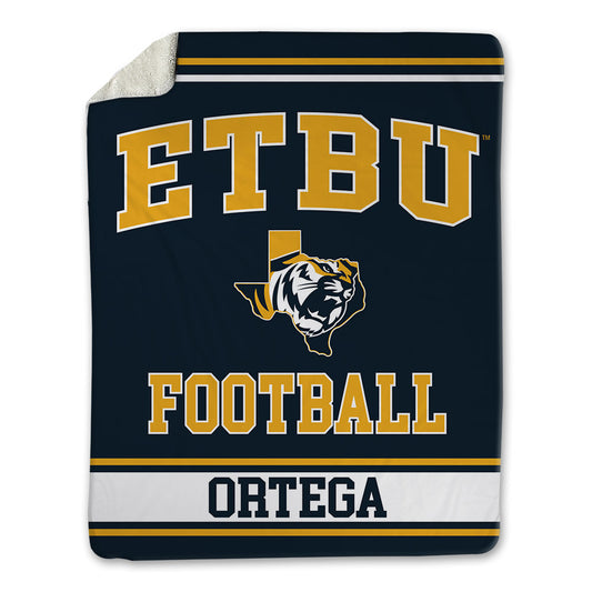 ETBU - NCAA Football : Bryson Ortega - Blanket-0