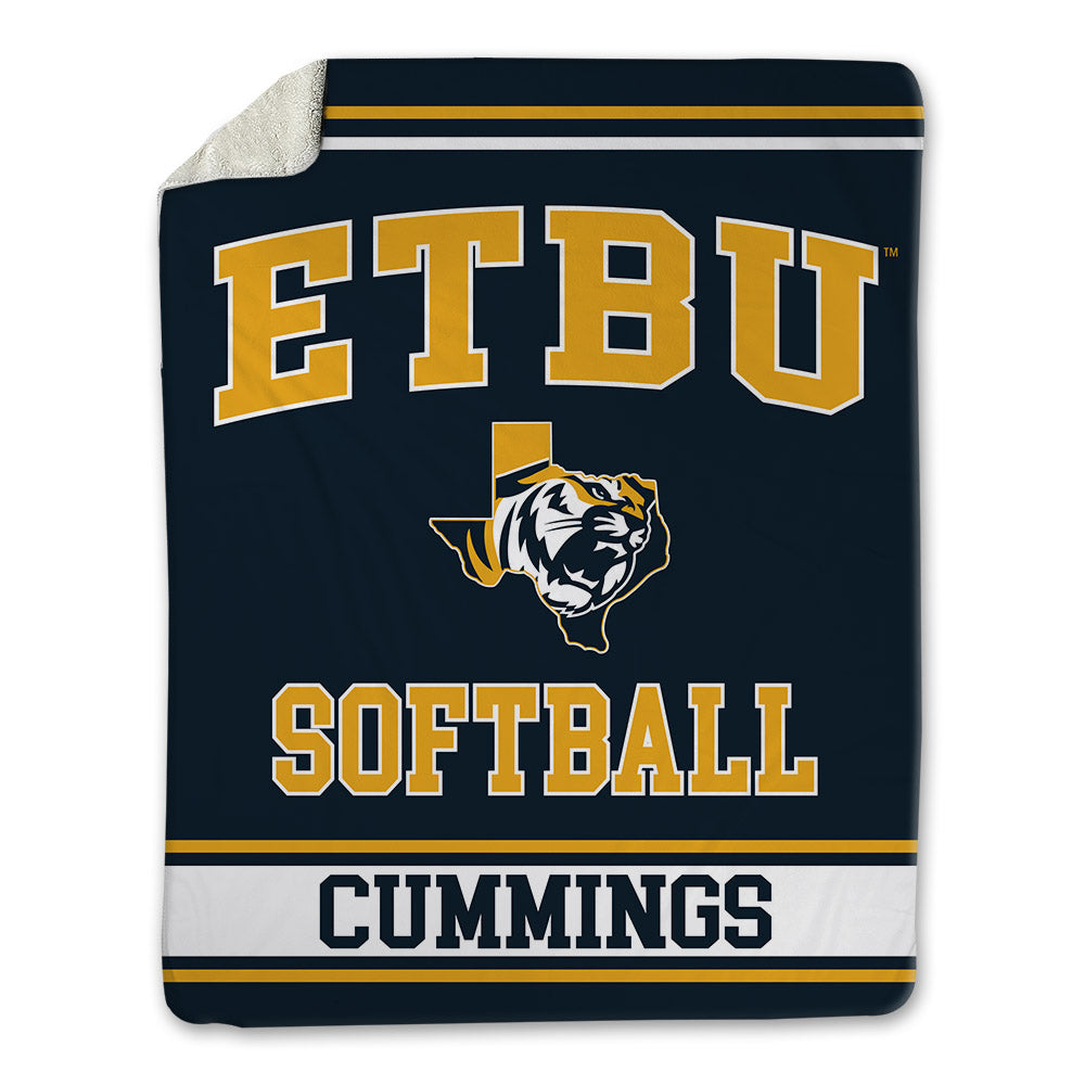 ETBU - NCAA Softball : Tauryn Cummings - Blanket-0