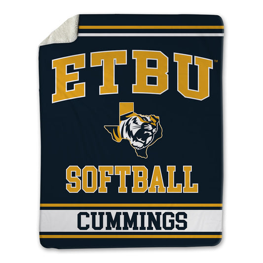 ETBU - NCAA Softball : Tauryn Cummings - Blanket-0