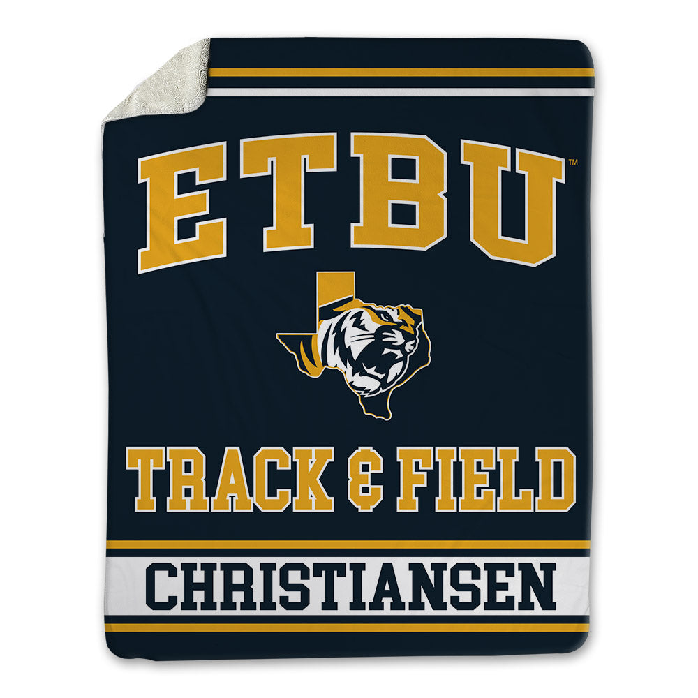 ETBU - NCAA Women's Track & Field : Hannah Christiansen - Blanket-0
