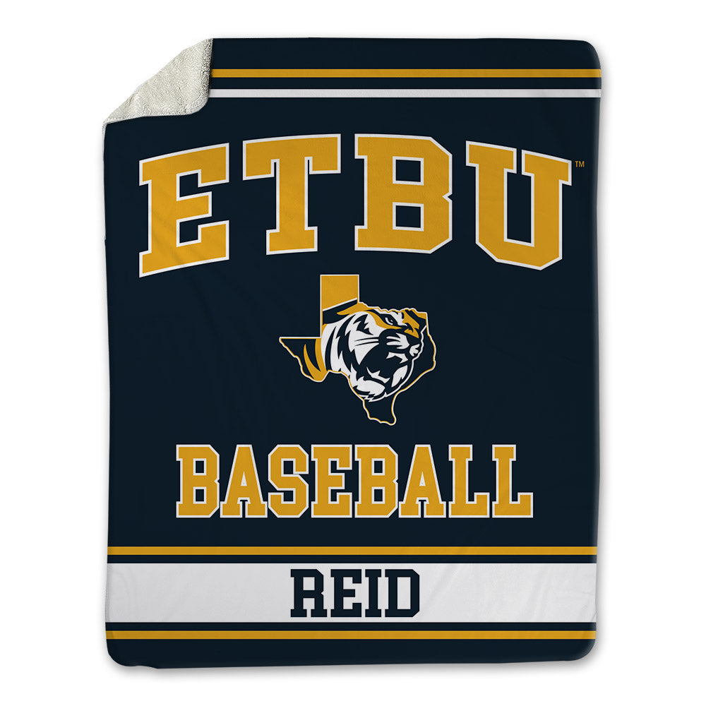 ETBU - NCAA Baseball : Travis Reid - Blanket-0