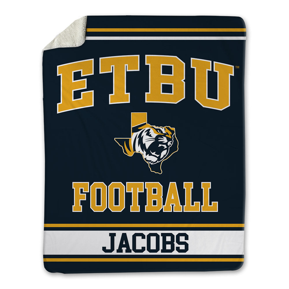 ETBU - NCAA Football : Tory Jacobs - Blanket-0