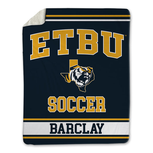 ETBU - NCAA Women's Soccer : Paige Barclay - Blanket-0