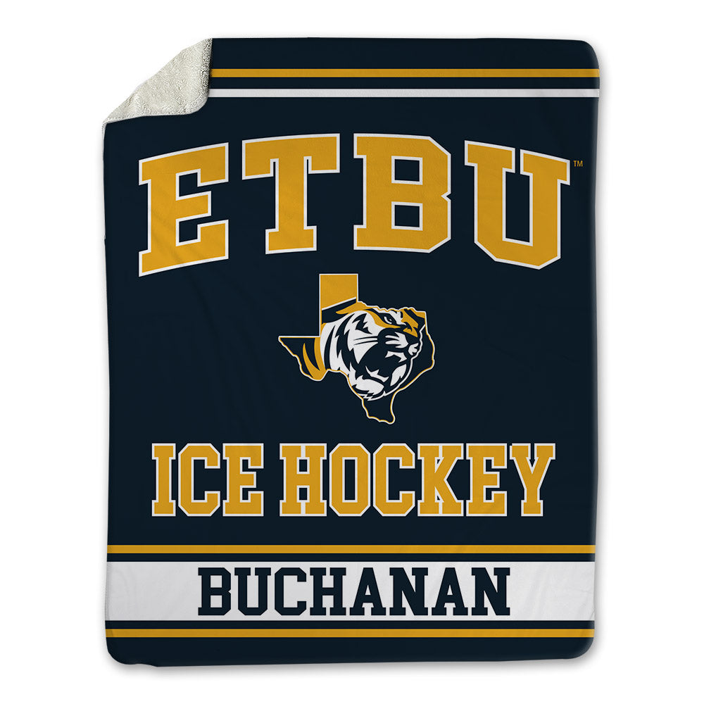 ETBU - NCAA Men's Ice Hockey : Bowen Buchanan - Blanket-0