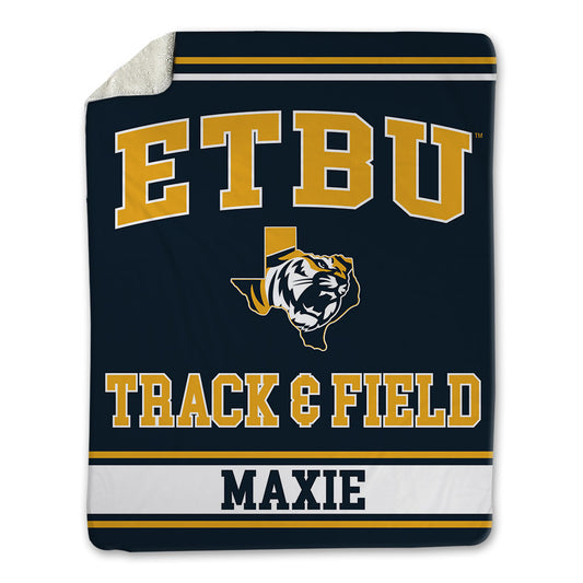 ETBU - NCAA Women's Track & Field : Nikevia Maxie - Blanket-0