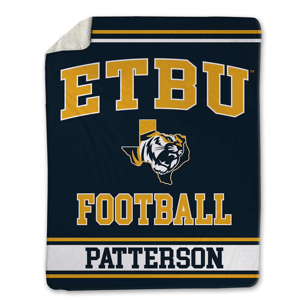 ETBU - NCAA Football : Phillip Patterson - Blanket-0