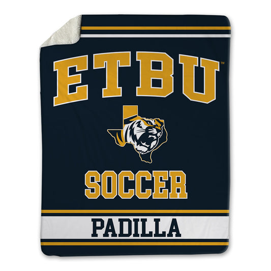 ETBU - NCAA Men's Soccer : Rene Padilla - Blanket-0