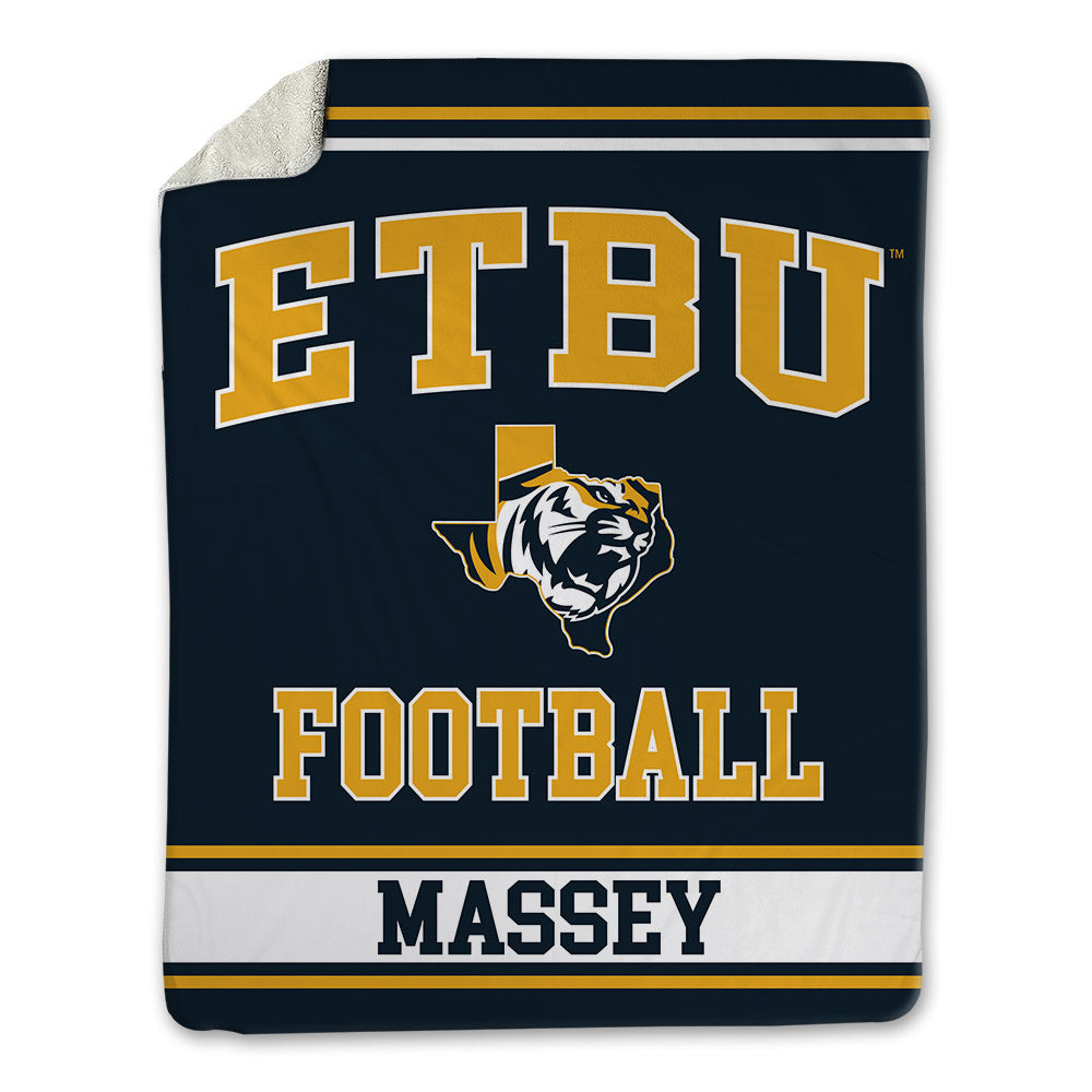 ETBU - NCAA Football : Gavin Massey - Blanket-0