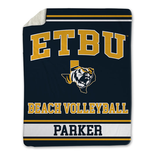 ETBU - NCAA Beach Volleyball : Taylor Parker - Blanket-0
