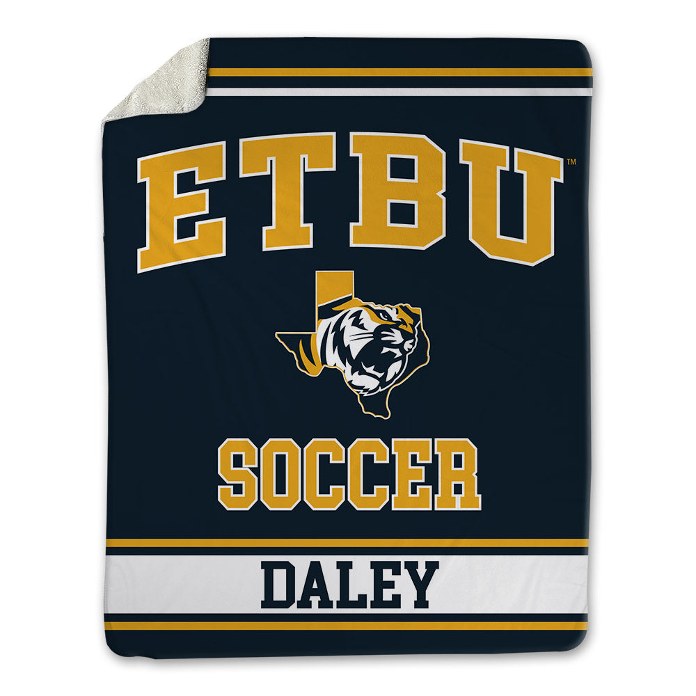 ETBU - NCAA Men's Soccer : Joshua Daley - Blanket-0