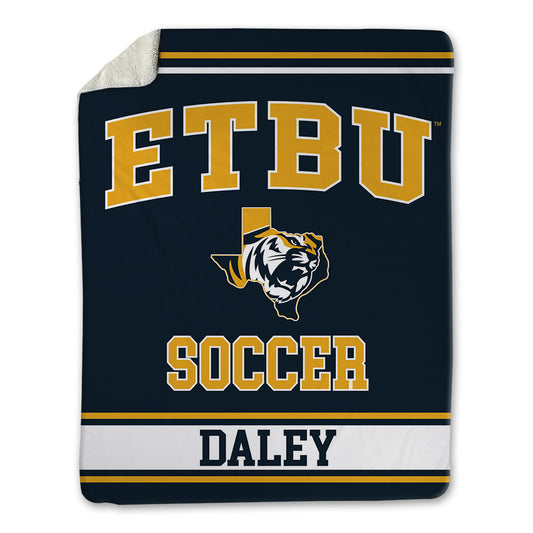 ETBU - NCAA Men's Soccer : Joshua Daley - Blanket-0