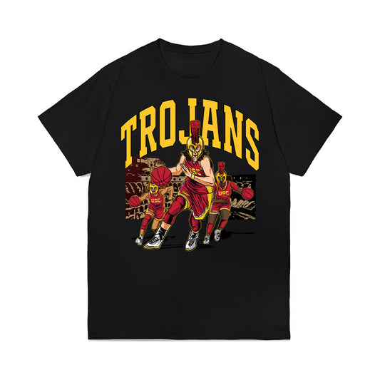 USC - NCAA Women's Basketball : Laura Williams - Ball is Life - Trojans in the Arena Premium T-Shirt-0