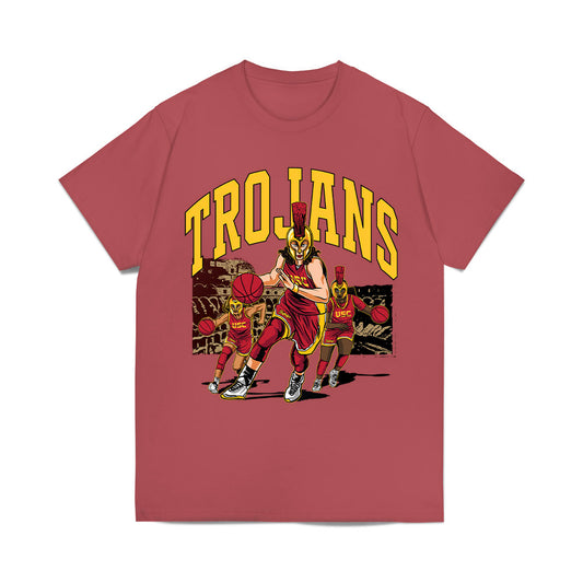 USC - NCAA Women's Basketball : Kara Dunn - Ball is Life - Trojans in the Arena Comfort Colors T-Shirt-0