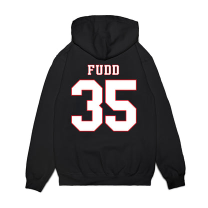 UConn - NCAA Women's Basketball : Azzi Fudd - Ball is Life - Huskies In the Woods Premium Hooded Sweatshirt-1