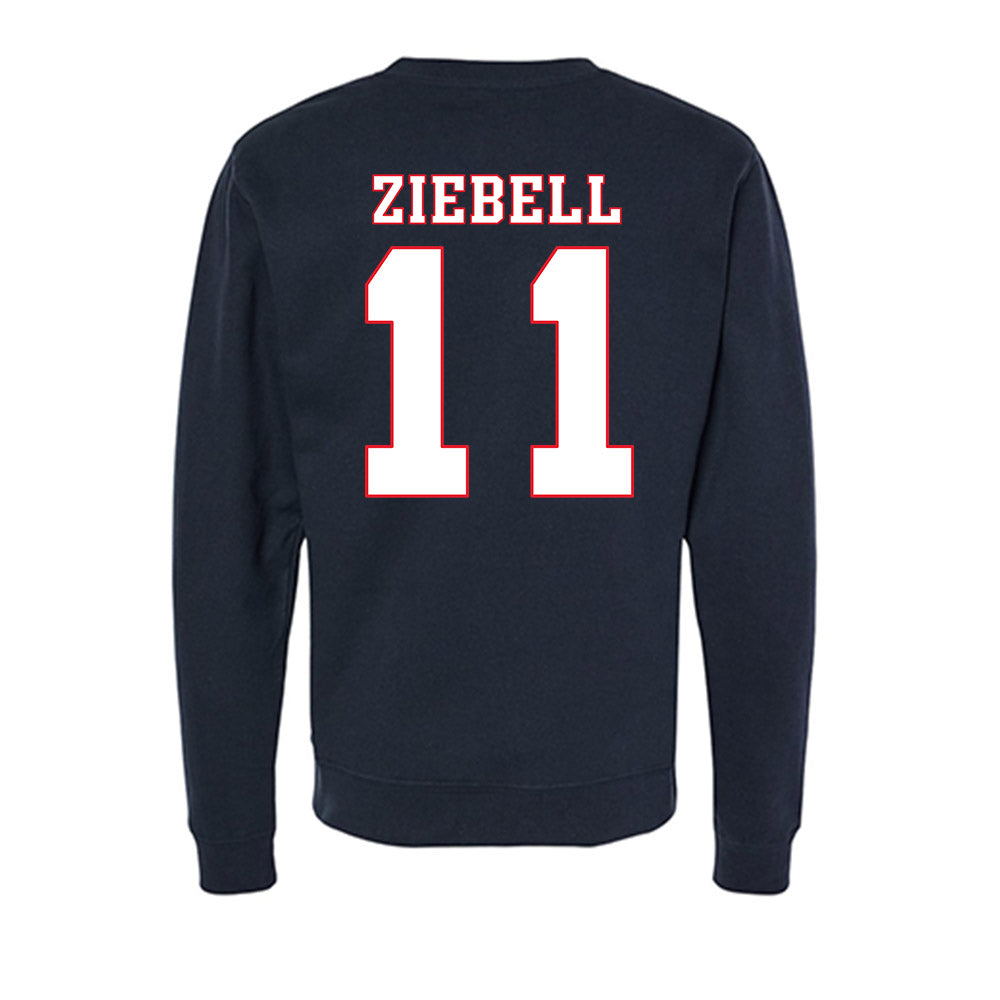 UConn - NCAA Women's Basketball : Allie Ziebell - Ball is Life - Huskies In the Woods Midweight Sweatshirt-1