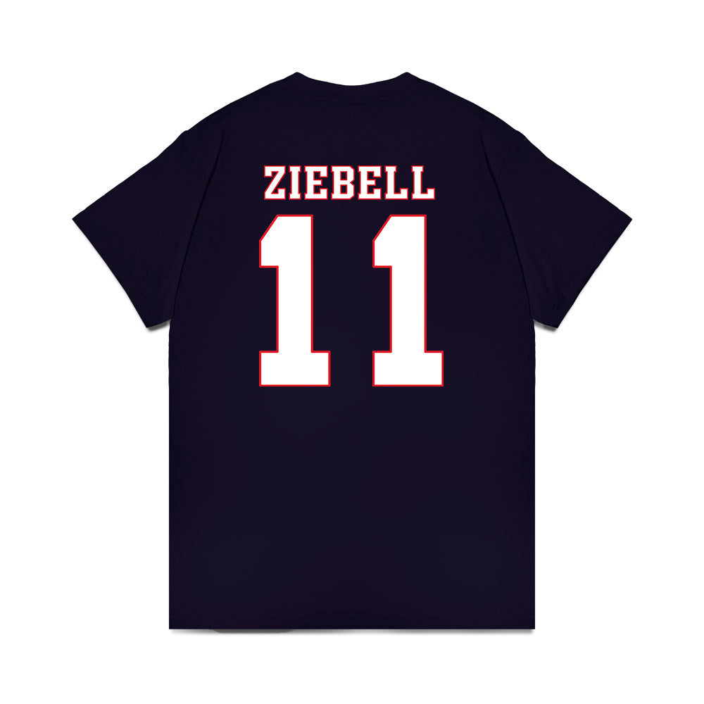 UConn - NCAA Women's Basketball : Allie Ziebell - Ball is Life - Huskies In the Woods Premium T-Shirt-1