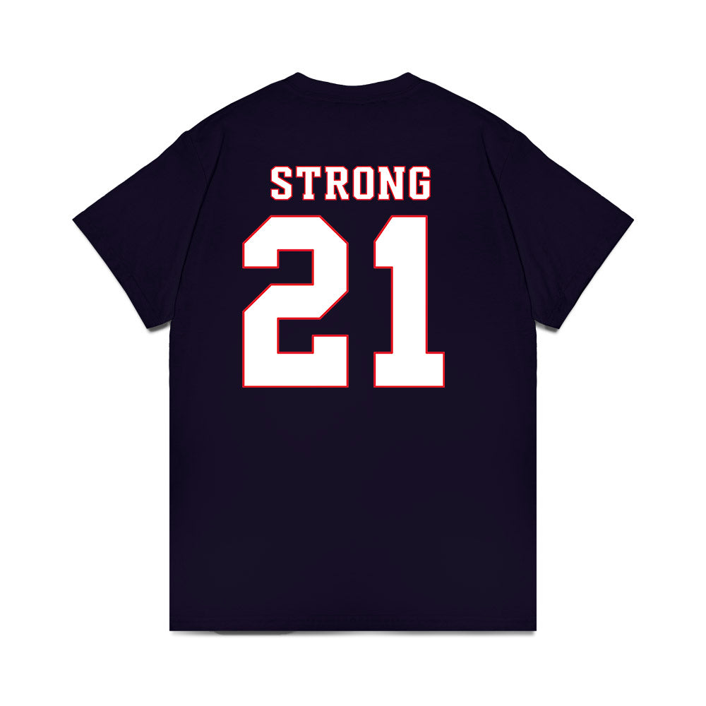 UConn - NCAA Women's Basketball : Sarah Strong - Ball is Life - Huskies In the Woods Premium T-Shirt-1