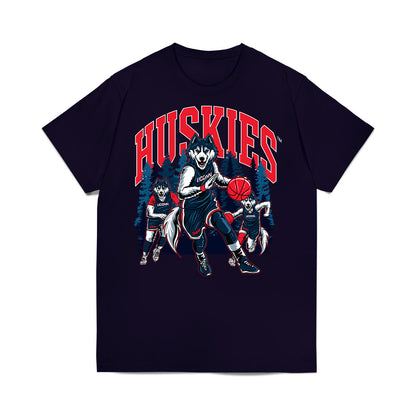 UConn - NCAA Women's Basketball : Sarah Strong - Ball is Life - Huskies In the Woods Premium T-Shirt-0