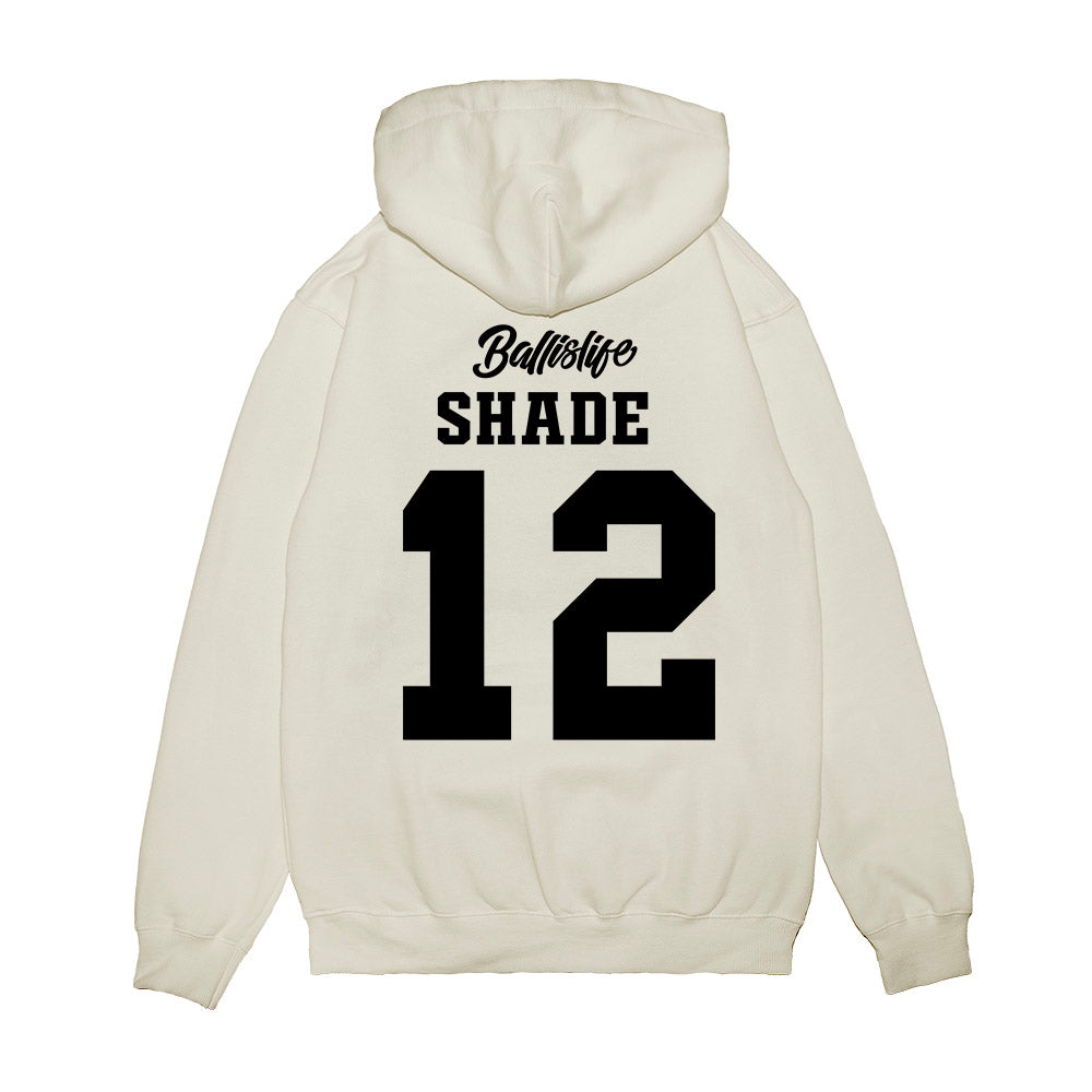 UConn - NCAA Women's Basketball : Ashlynn Shade - Ball is Life - UConn vs USC White Premium Hooded Sweatshirt-1