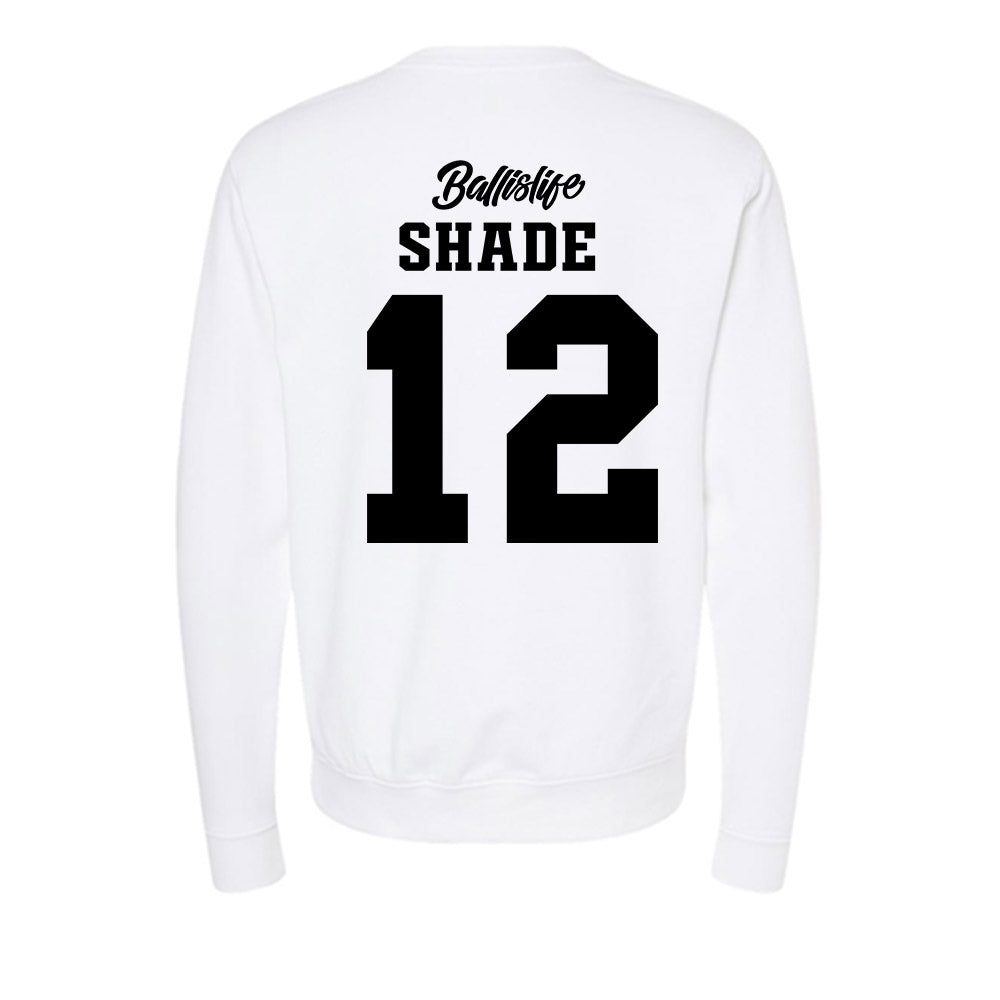 UConn - NCAA Women's Basketball : Ashlynn Shade - Ball is Life - UConn vs USC White Midweight Sweatshirt-1