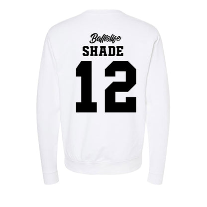 UConn - NCAA Women's Basketball : Ashlynn Shade - Ball is Life - UConn vs USC White Midweight Sweatshirt-1