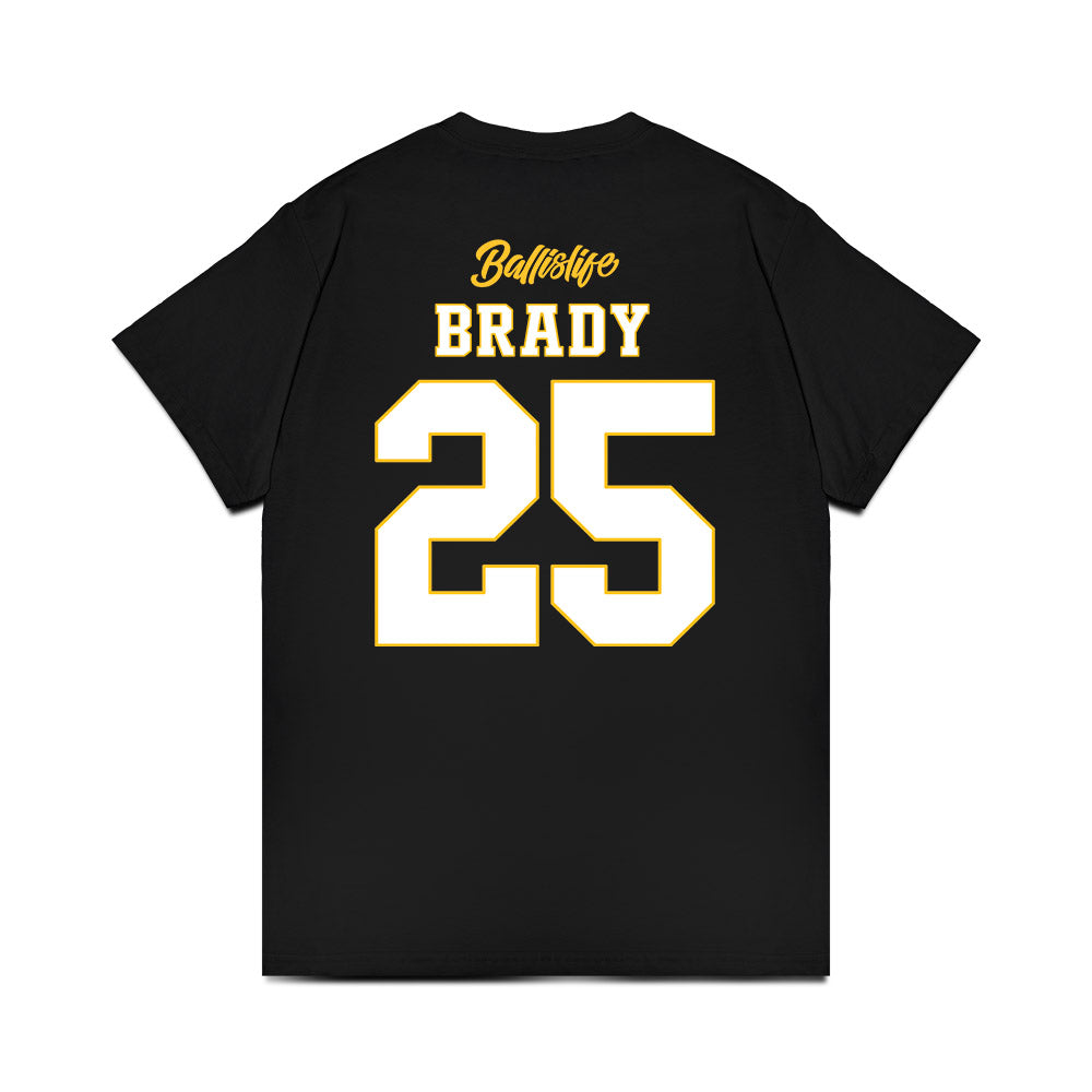 UConn - NCAA Women's Basketball : Ice Brady - Ball is Life - UConn vs. Trojans Premium T-Shirt-1