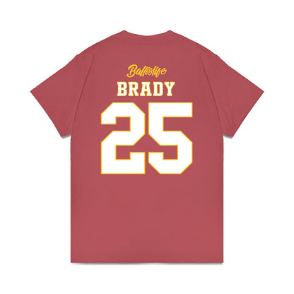 UConn - NCAA Women's Basketball : Ice Brady - Ball is Life - UConn vs. Trojans T-Shirt-1