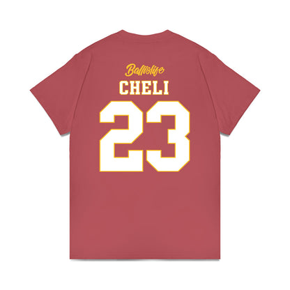 UConn - NCAA Women's Basketball : Morgan Cheli - Ball is Life - UConn vs. Trojans T-Shirt-1