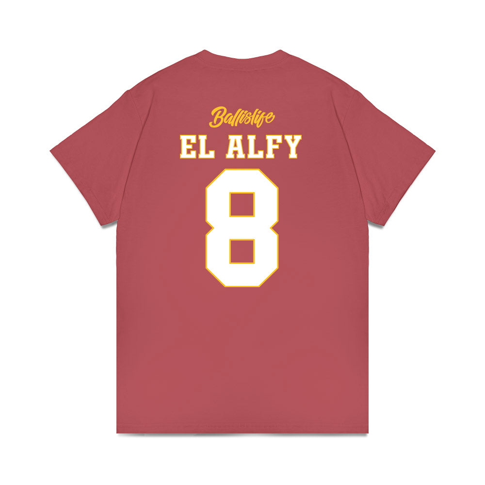 UConn - NCAA Women's Basketball : Jana El Alfy - Ball is Life - UConn vs. Trojans T-Shirt-1