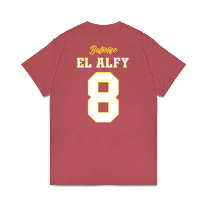 UConn - NCAA Women's Basketball : Jana El Alfy - Ball is Life - UConn vs. Trojans T-Shirt-1