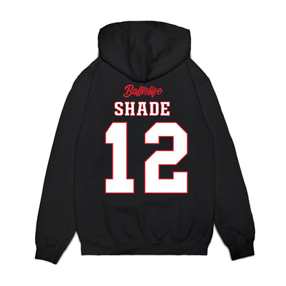 UConn - NCAA Women's Basketball : Ashlynn Shade - Ball is Life - UConn vs USC Black Premium Hooded Sweatshirt-1
