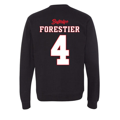 USC - NCAA Women's Basketball : Rian Forestier - Ball is Life - UConn vs USC Black Midweight Sweatshirt-1