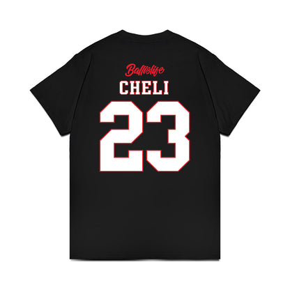 UConn - NCAA Women's Basketball : Morgan Cheli - Ball is Life - UConn vs USC Black Premium T-Shirt-1