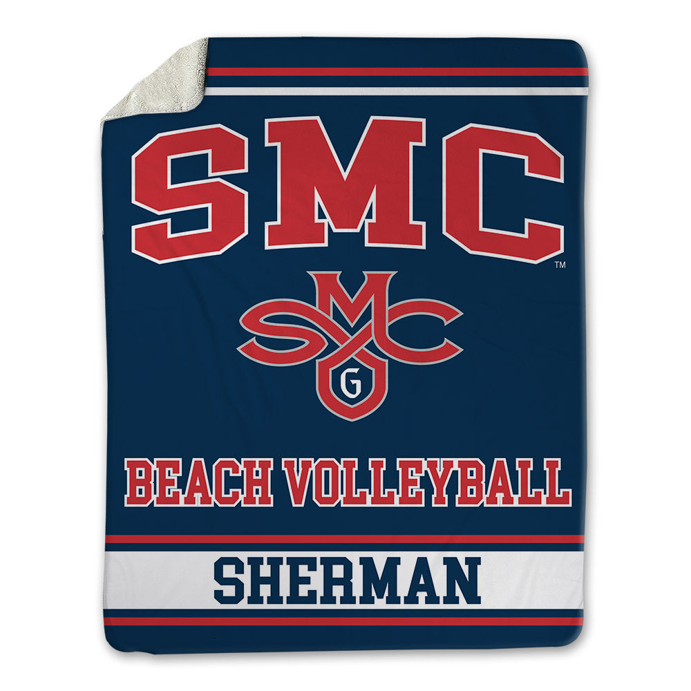 SMC - NCAA Beach Volleyball : Sedona Sherman - Blanket-0