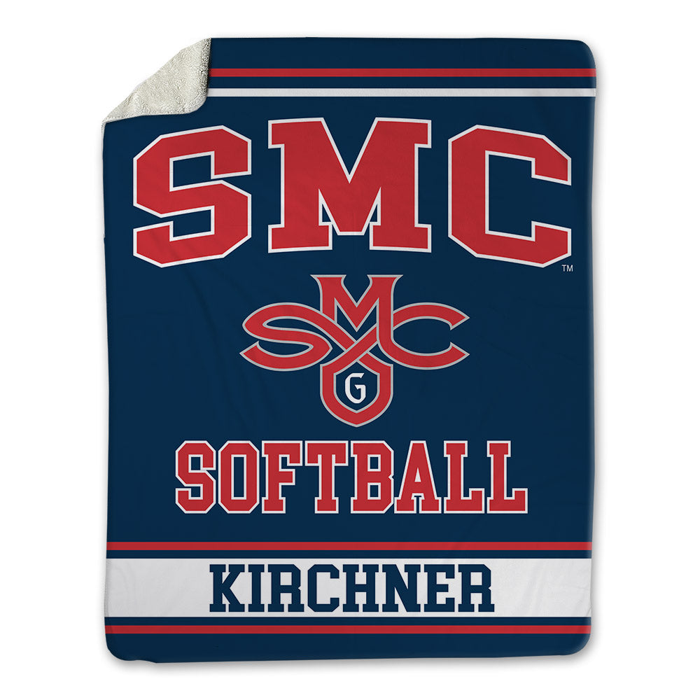 SMC - NCAA Softball : Claudia Kirchner - Blanket-0