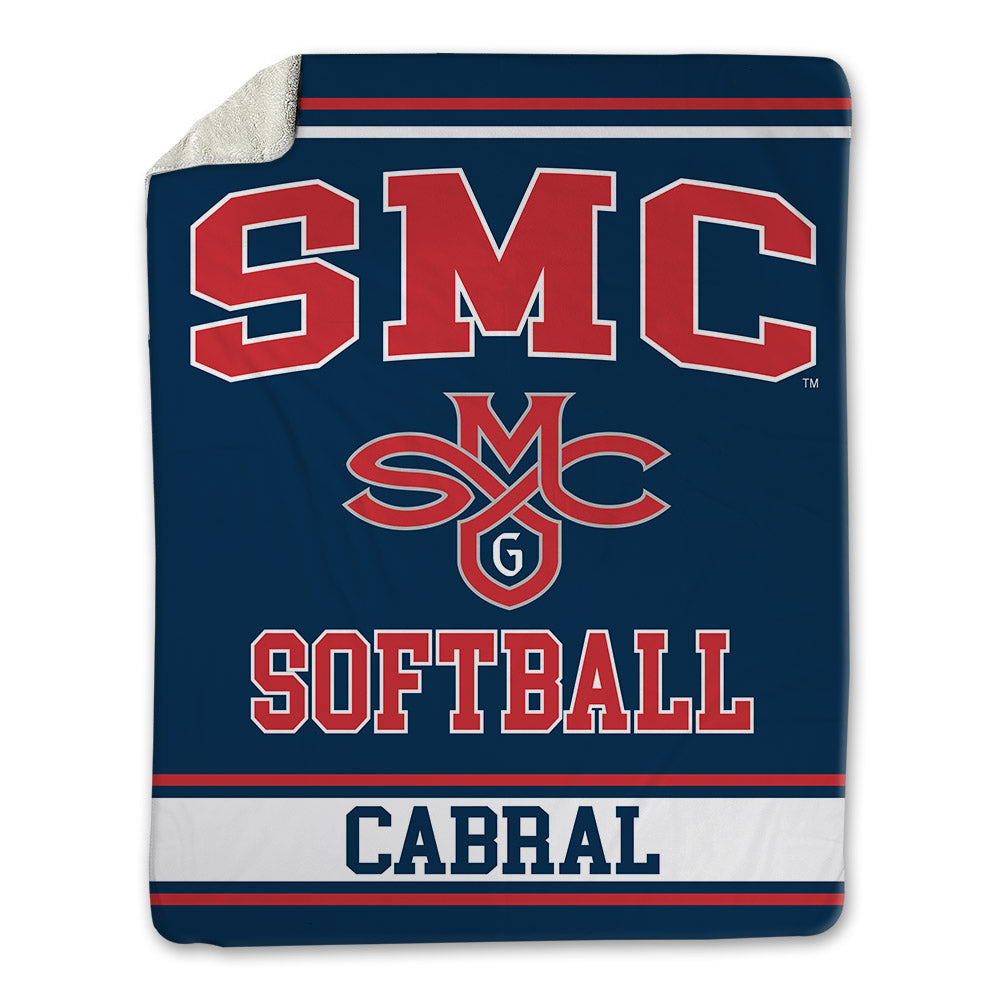SMC - NCAA Softball : Lindsay Cabral - Blanket-0