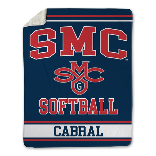 SMC - NCAA Softball : Lindsay Cabral - Blanket-0