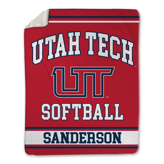 Utah Tech - NCAA Softball : Summer Sanderson - Blanket-0