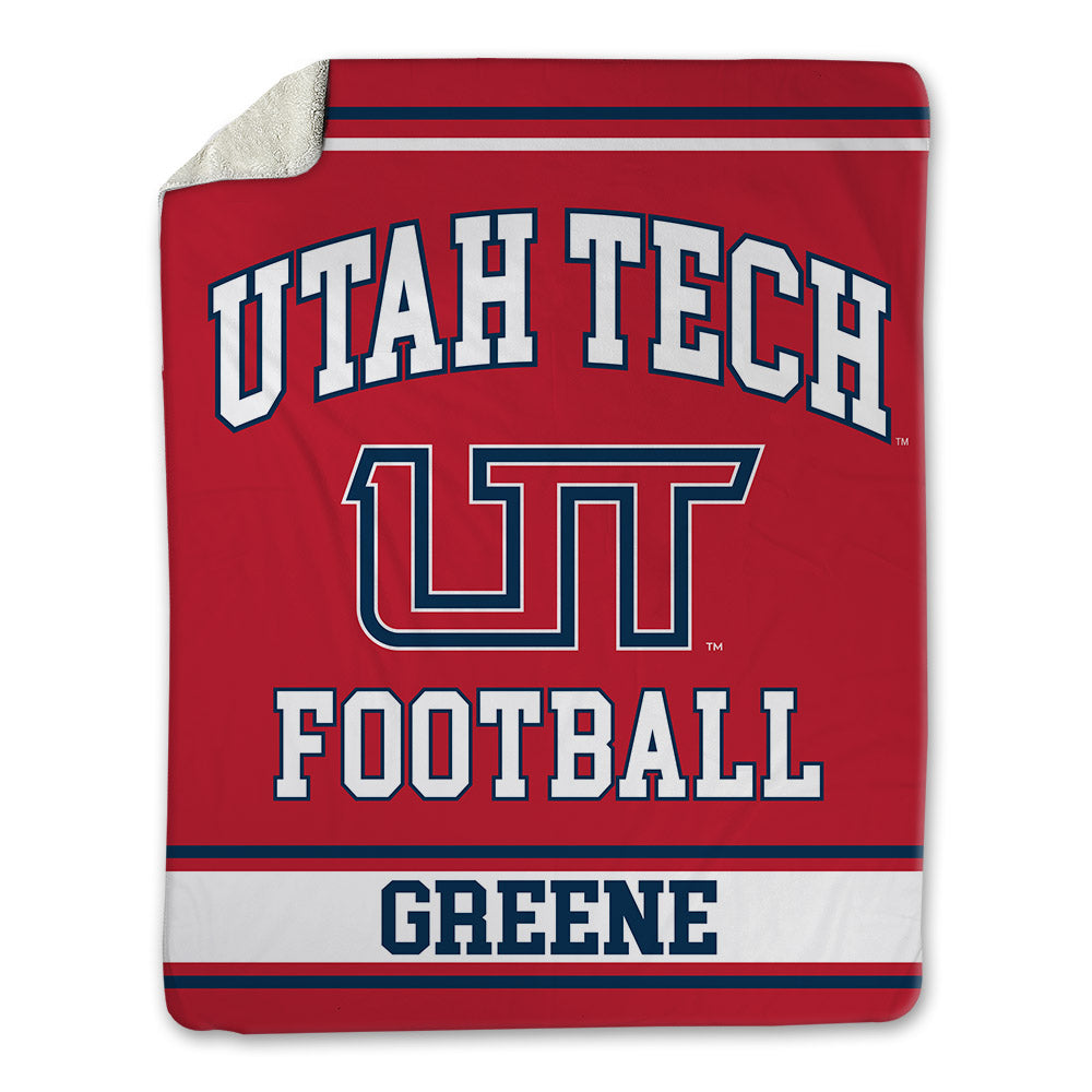 Utah Tech - NCAA Football : Will Greene - Blanket-0