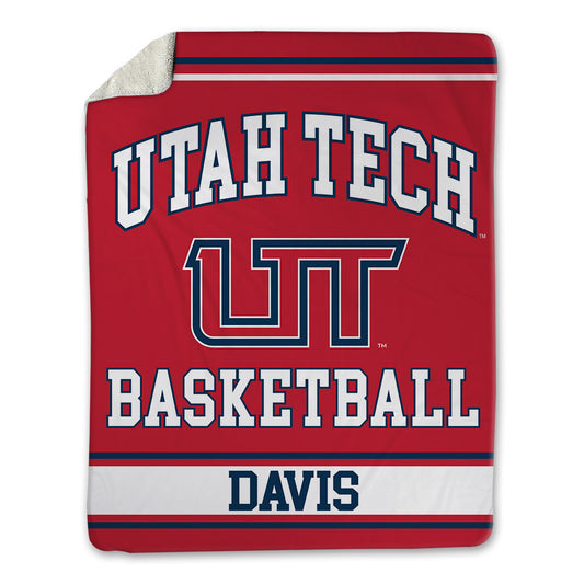 Utah Tech - NCAA Men's Basketball : Tanner Davis - Blanket-0