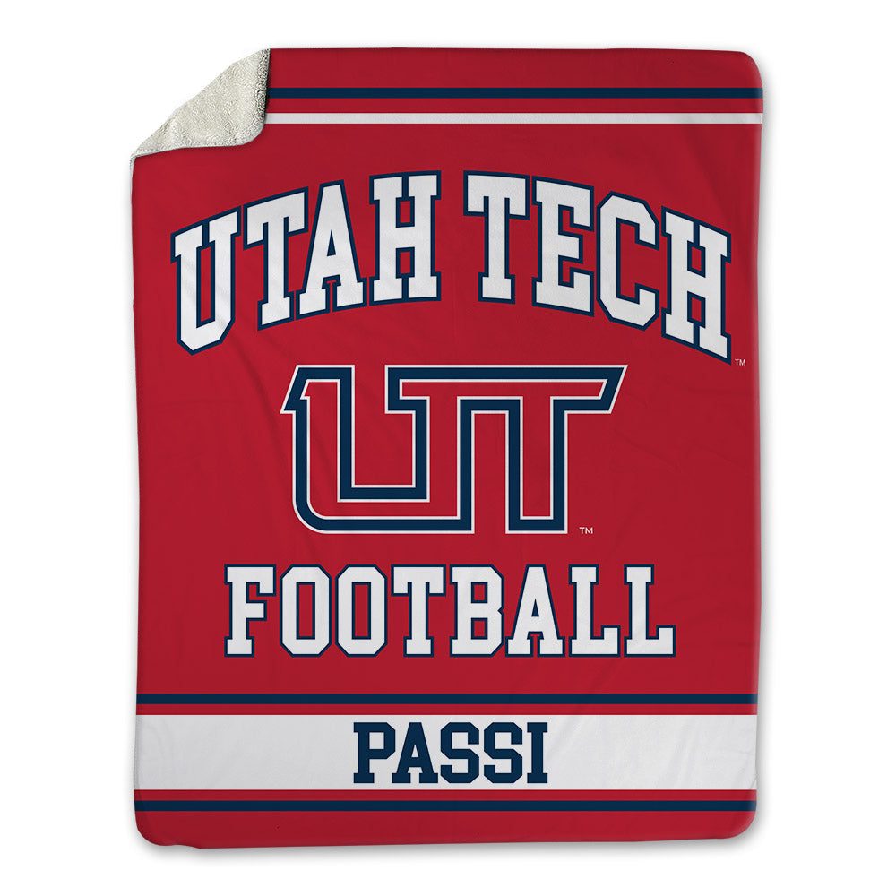 Utah Tech - NCAA Football : Moe Passi - Blanket-0