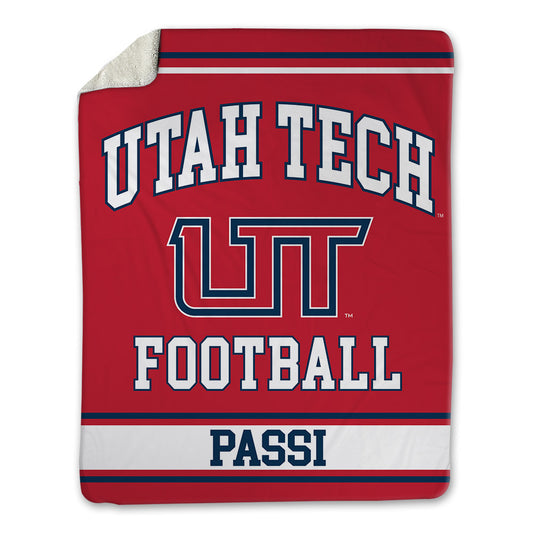 Utah Tech - NCAA Football : Moe Passi - Blanket-0