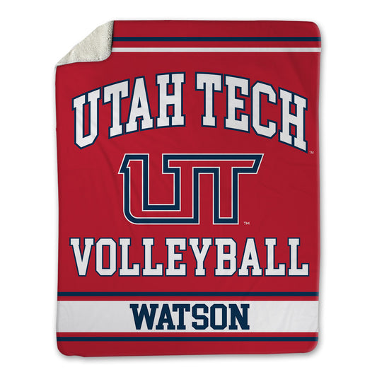 Utah Tech - NCAA Women's Volleyball : Kaleinani Watson - Blanket-0